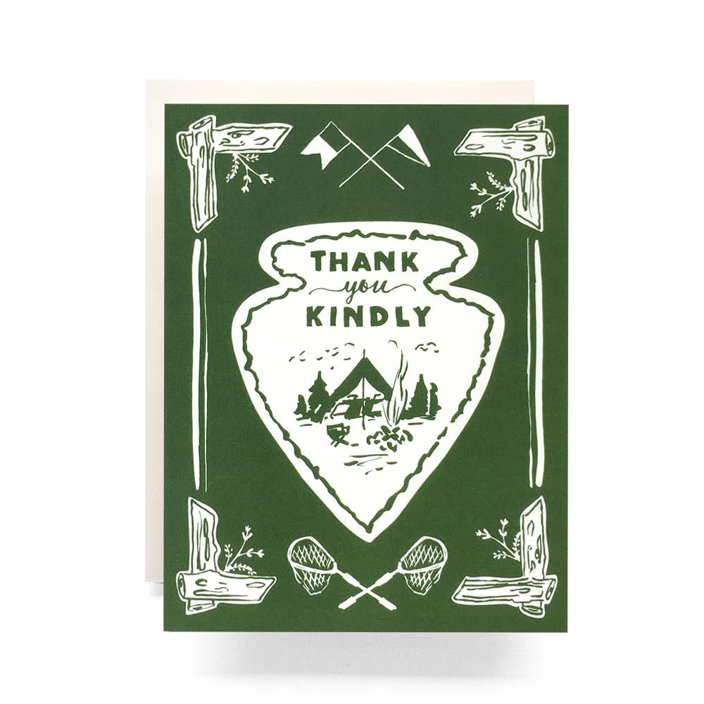 Antiquaria - Arrowhead Thank You Greeting Card (Box Set of 8)