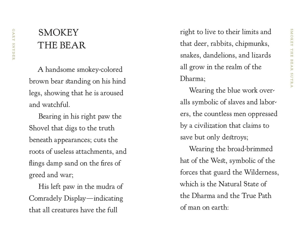 Applewood Books - Smokey the Bear Sutra