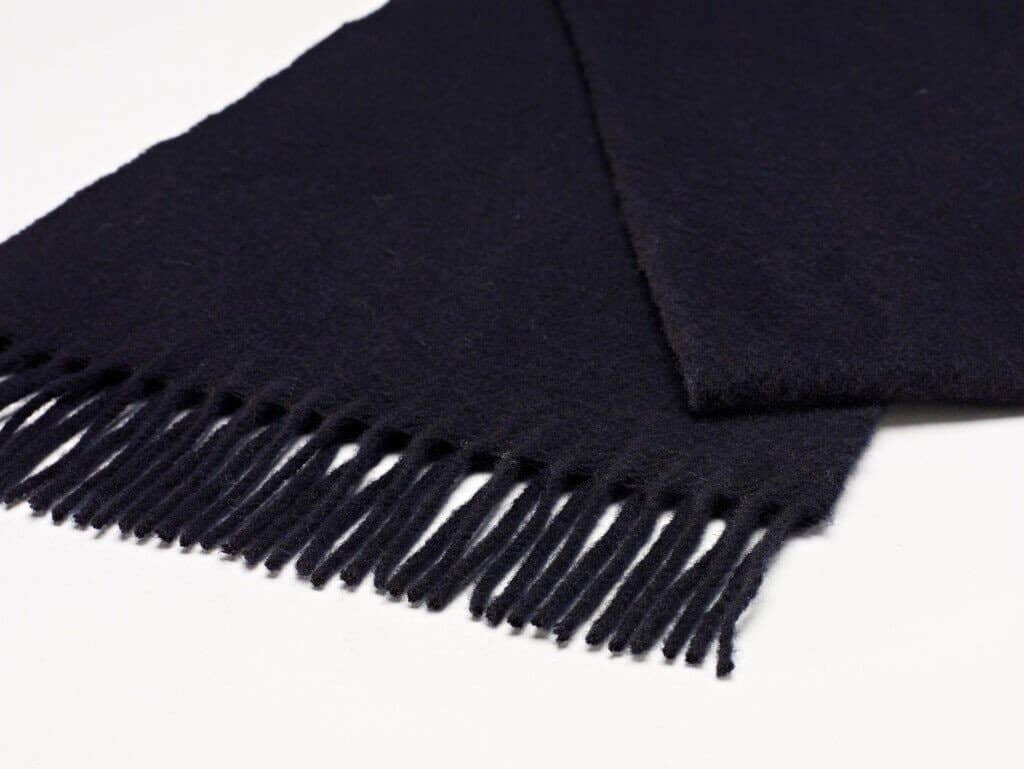 Bronte Moon - Luxury Plain Navy Scarf