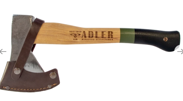 Adler Rheinland Hatchet Olive Stripe Handle