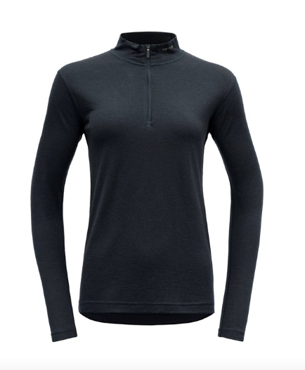 BREEZE MERINO 150 ZIP NECK WMN